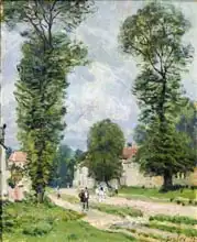 Sisley, Alfred: Road to Marly-le-Roi, or The Road to Versailles