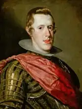 Velazquez, Diego: Portrait of Philip IV (1605-65) in Armour