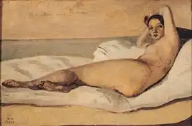 Corot, J. B. Camille: Roman Odalisque (Marietta)