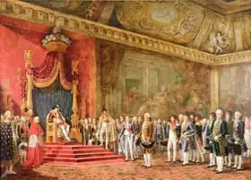 Goubaud, Innocent Louis: Napoleon (1769-1821) Receiving the Delegation from the Roman Senate