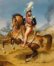 Gros, Antoine-Jean: Equestrian Portrait of Joachim Murat (1767-1815)
