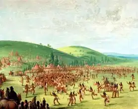 Catlin, George: Indian Ball Game