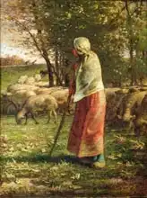 Millet, J. F.: Little Shepherdess