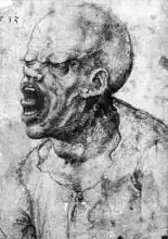 Vinci, Leonardo: Portrait of a Man Shouting