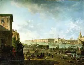 Alekseev, Fedor Yakovlevich: Admiralty and the Winter Palace viewed from the Military College