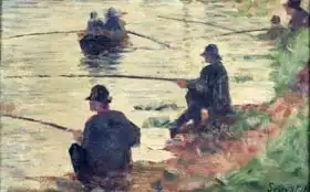 Seurat, Georges: Anglers, Study for La Grande Jatte