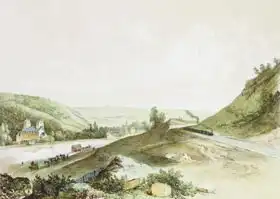 Champin, Jean-Jacques: View of the Paris-Orleans Railway near Etrechy