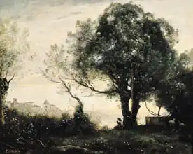 Corot, J. B. Camille: Souvenir of Castel Gandolfo