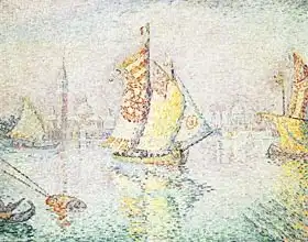 Signac, Paul: Yellow Sail, Venice