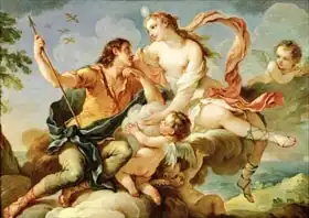 Natoire, Charles Joseph: Venuše a Adonis