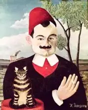 Rousseau, Henri: Portrait of Pierre Loti (1850-1923)