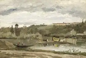 Pissarro, Camille: Ferry at Varenne-Saint-Hilaire