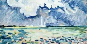Signac, Paul: Lighthouse at Gatteville