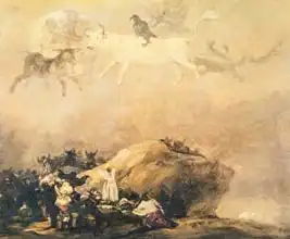 Goya, Francisco: Capriccio Scene: Animals in the Sky
