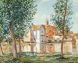 Sisley, Alfred: Loing at Moret, September Morning