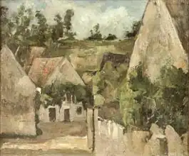 Cézanne, Paul: Crossroads at the Rue Remy, Auvers