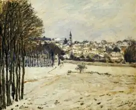 Sisley, Alfred: Snow at Marly-le-Roi