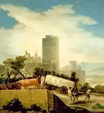 Goya, Francisco: Transporting a Stone Block