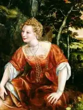 Massys, Quentin: Young Girl in a Landscape