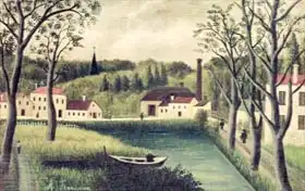 Rousseau, Henri: Landscape with a Fisherman