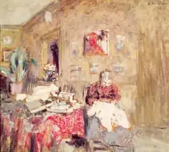 Vuillard, Edouard: Portrait of the Artist Mother