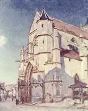 Sisley, Alfred: Church at Moret