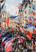 Monet, Claude: Rue Saint-Denis, Celebration of June 30