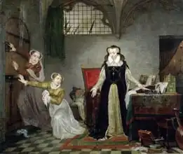 Bree, Philipe Jacques van: Mary Stuart (1542-87) at the Moment of Leaving for her Execution