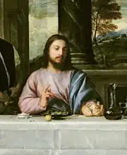 Tizian: Supper at Emmaus
