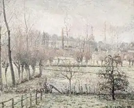 Pissarro, Camille: Snow Effect at Eragny