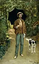 Monet, Claude: Man with an Umbrella