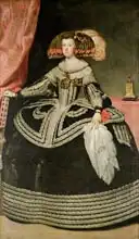 Velazquez, Diego: Queen Maria Anna of Austria (1634-96)