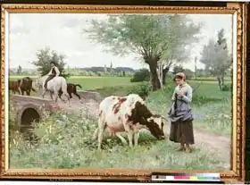 Debat-Ponsan, Edouard: Well Kept Cow