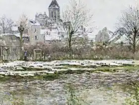 Monet, Claude: Church at Vetheuil under Snow