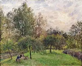 Pissarro, Camille: Apple Trees and Poplars in the Setting Sun