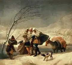 Goya, Francisco: Snowstorm