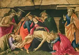 Botticelli, Sandro: Lamentation of Christ. c.1490