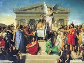 Ingres, Jean Auguste: Apotheosis of Homer