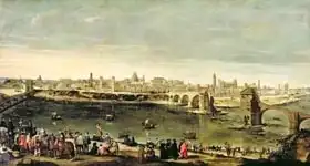 Mazo, Juan Bautista Martinez del: View of the City of Zaragoza