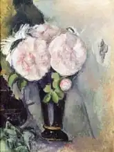 Cézanne, Paul: Flowers in a Blue Vase