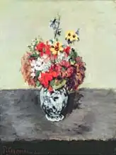 Cézanne, Paul: Flowers in a Delft vase