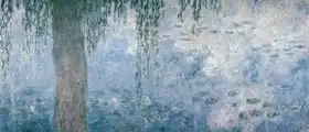 Monet, Claude: Waterlilies: Morning with Weeping Willows