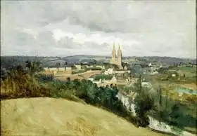 Corot, J. B. Camille: General View of the Town of Saint-Lo