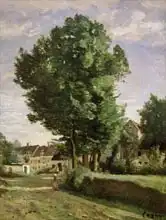 Corot, J. B. Camille: Outskirts of a village near Beauvais