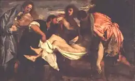 Tizian: Entombment of Christ