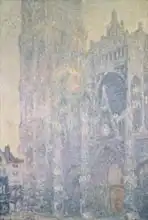 Monet, Claude: Rouen Cathedral, Harmony in White, Morning Light