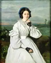 Corot, J. B. Camille: Portrait of Louise Claire Sennegon, future Madame Charmois