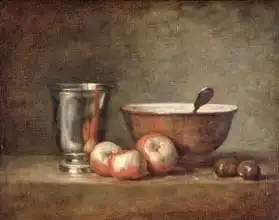 Chardin, Jean-Siméon: Silver Goblet