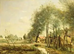 Corot, J. B. Camille: Sin-le-Noble Road near Douai