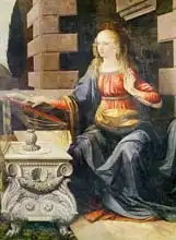 Vinci, Leonardo: Zvěstování Panně Marii